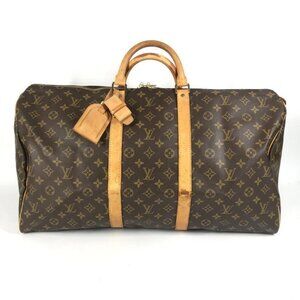 LOUIS VUITTON M41424 Monogram Keepall55 Travel Bag Hand Bag Duffle Bag